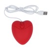 Wired Mouse, Heart Shaped Wired Mouse, Cute Cartoon Mouse, Portable