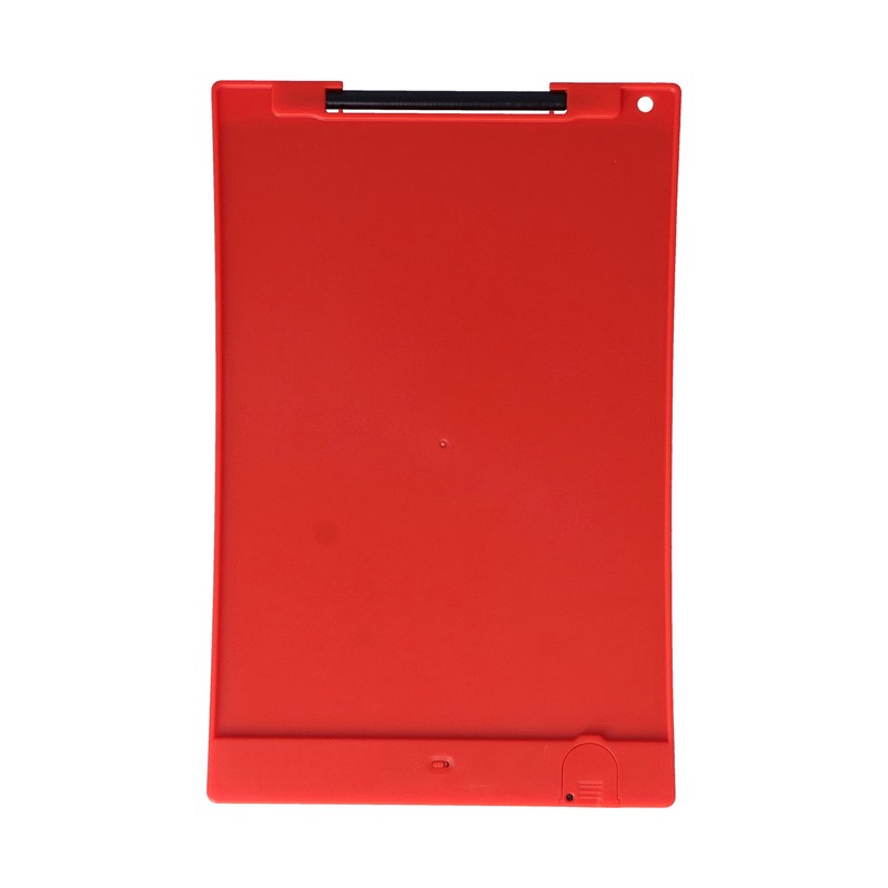 LCD Writing Tablet 10in Full Screen Replaceable Button Battery Red