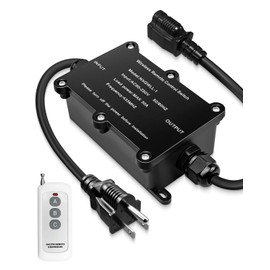 AC110V Waterproof Box Power Switch, Long Distance Wireless Remote Control for Lights Dust Collectors Farm Water Supply