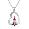 LONAGO Christmas Gifts for Women 925 Sterling Silver Snowman Snowflake