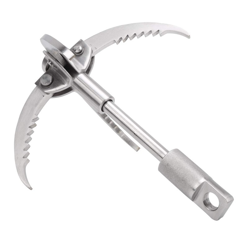 Dilwe Foldable Grappling Hook, 4 Claws, 500KG, SUS304 Stainless Steel,
