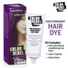 Colour Rebel London Semi Permanent Hair Conditioner Toner - Purple