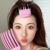 The Walli Shop Hairpin Root Volume Bangs Lifting Clip Hot Pink 3-Prong 8ea