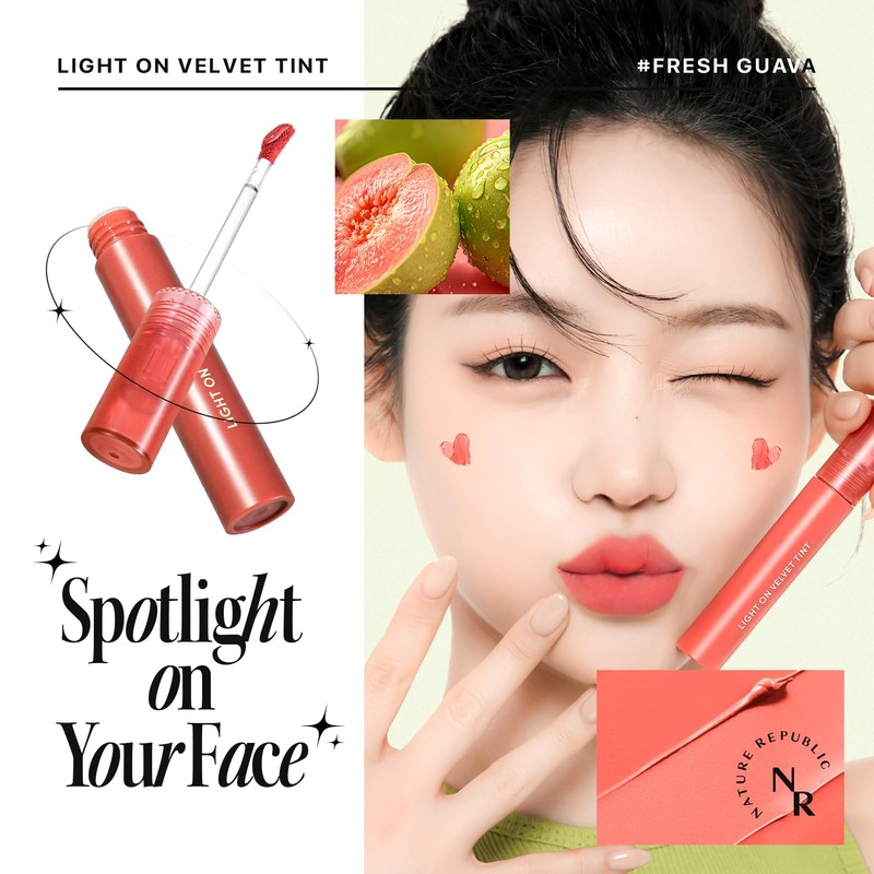 Nature Republic Light on Velvet Tint (01 FRESH LYCHEE) |