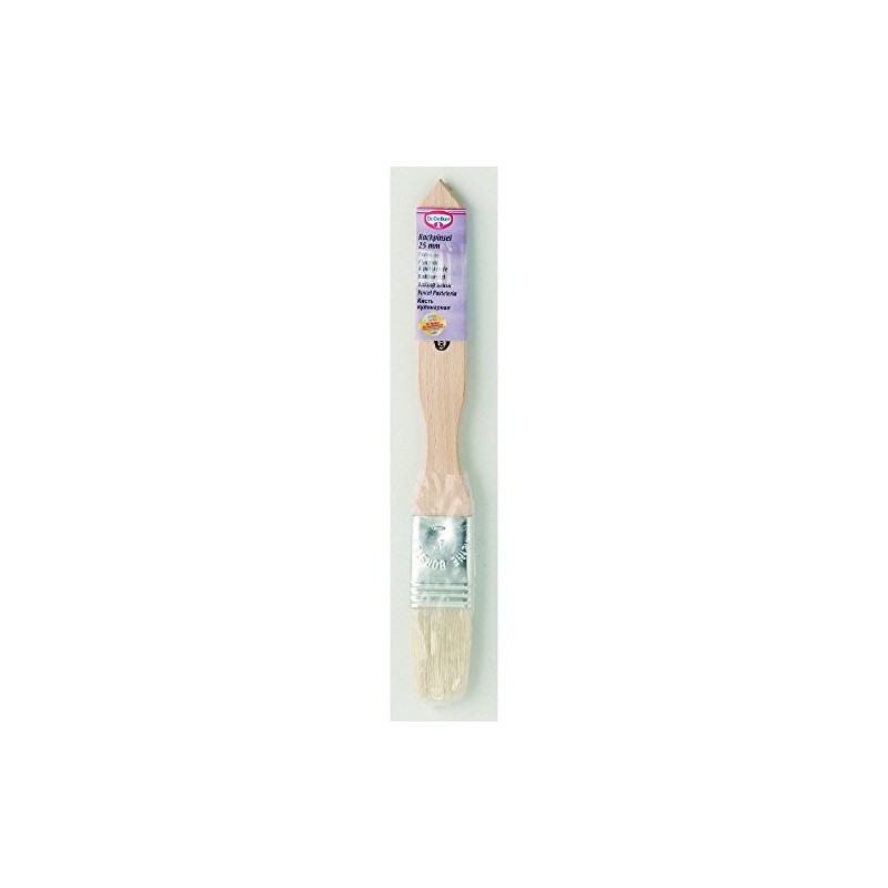 Dr. Oetker 1638 Backpinsel mit Holzgriff, Pinsel zum Kochen und