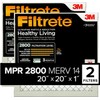 Filtrete 20x20x1 Air Filter, MPR 2800, MERV 14, Healthy Living