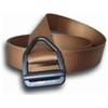 Bison Designs Light Duty Black Buckle Belt - Coyote Brown