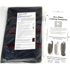Honeywell 2 PK - Honeywell Gas, VOC & Odor Reducing Pre-Filter + Templates
