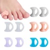 Oiieco Pack of 10 Toe Separators, Gel Toe Separators, for