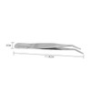 TOVINANNA Portable Eyebrow Tweezer with Comb Stainless Steel Eyelash Extension
