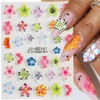 Flower Nail Stickers for Nail Art Hawaiian Flowers Nail Decals