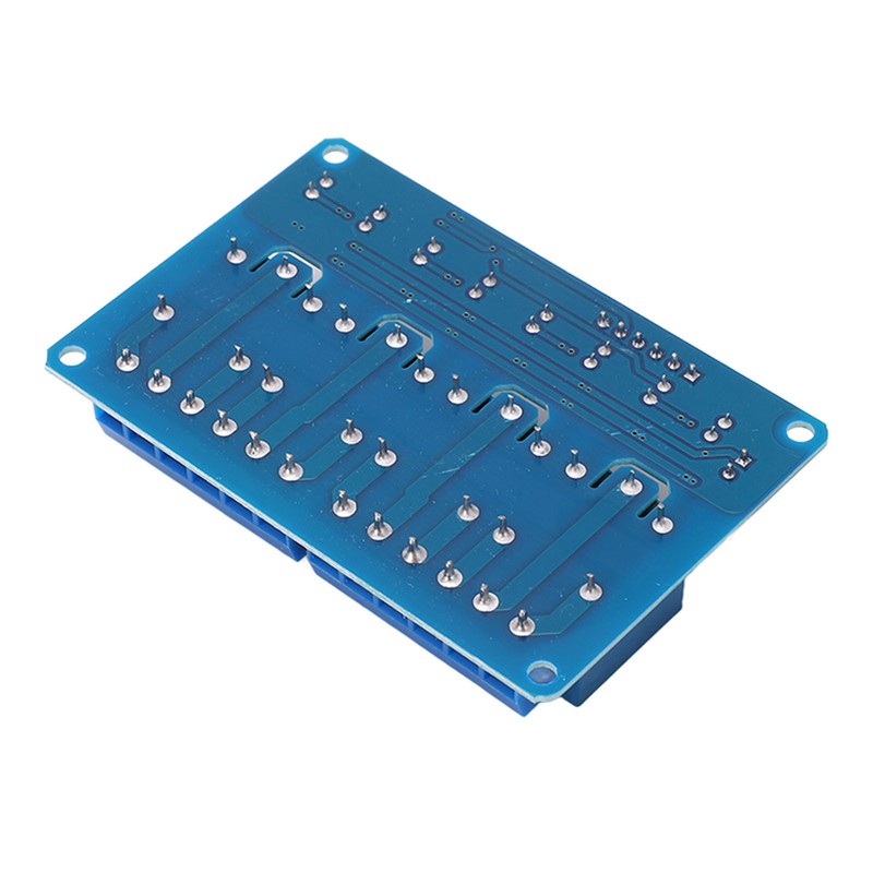 2PCS 4 Channel Relay Module Optocoupler Isolation ABS Solid State
