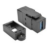 Tripp Lite USB 3.0 Keystone Panel Mount Coupler (F/F), All-in-One,