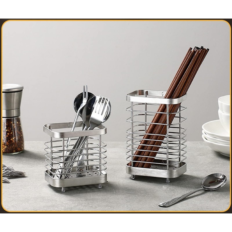 ANHORTS Sink Caddy, Kitchen Sink Organisers, Cutlery Drainer for Kitchen