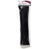 Cousin DIY Black Chenille Pipe Cleaners, 6mm x 12 inch,