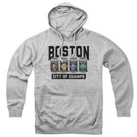Boston 4 Pack Champions Hoodie Gray