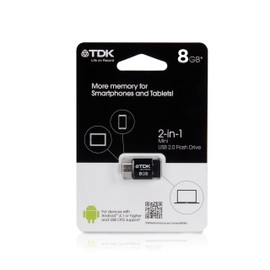 Tdk 938472 - Memory 2 in 1 of 8 GB (mini USB to USB 2.0)
