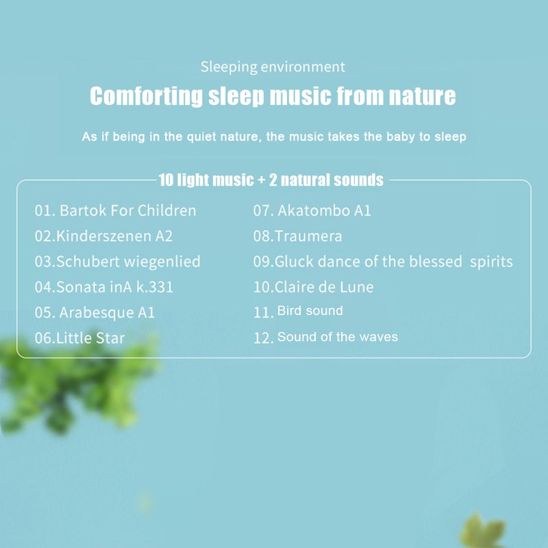 Owl White Noise Machine Baby Soother Sleep Helper Sound Machine