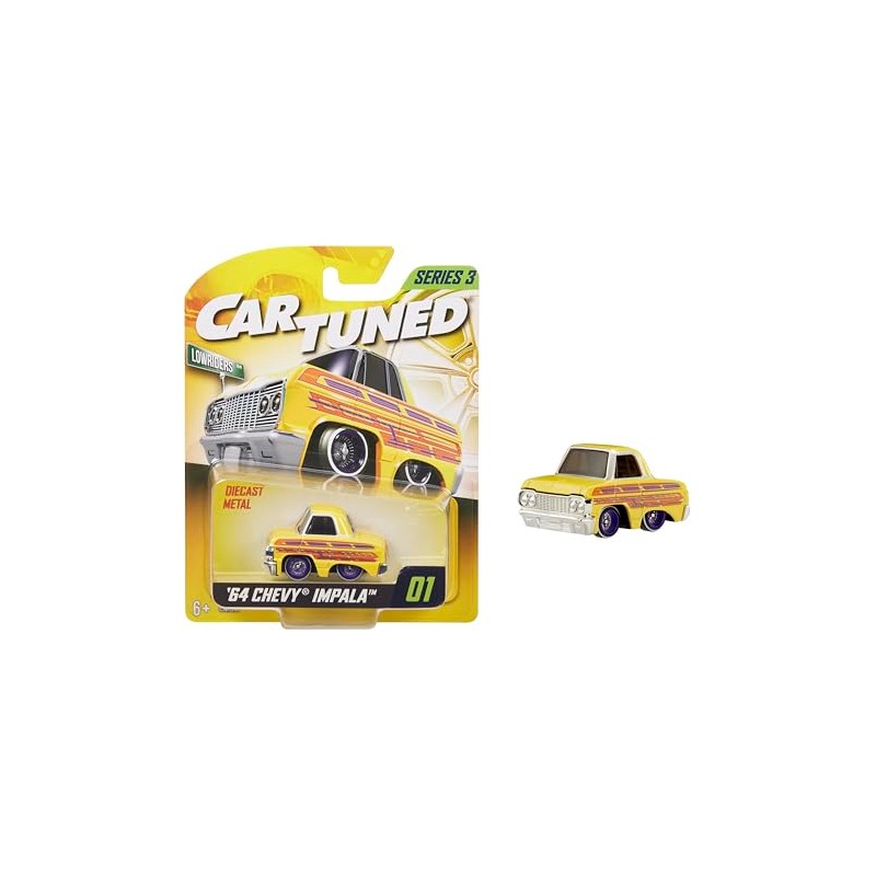 CarTuned Series 3 1964 Chevy Impala (Lowrider)- Yellow
