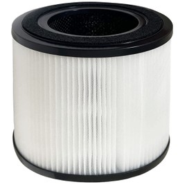 Fette Filter - Filter Compatible with BISSELL MYair Pro Hub and Plus Air Purifier Replacement HEPA and Carbon Filter Part # 3069 and 3389 - Pack of 1