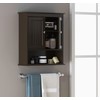 Spirich Home Bathroom Cabinet Wall Mounted with Doors, Wood Hanging Cabinet, Wall Cabinets with Doors and Shelves Over The Toilet, Bathroom Wall Cabinet (Espresso)