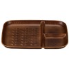 Showa NH home Wood Grain Toast Plate (CC) Brown Size: