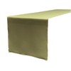 LA Linen Polyester Poplin Table Runner 14 by 108-Inch, Dark