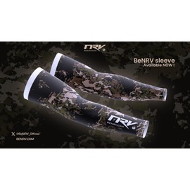 NRV Kompressionsmanschette Gaming – Army Edition – Optimieren Sie Ihr Spiel mit Komfort und Stil – entworfen von professionellen Spielern – langlebig, atmungsaktiv und reibungsfrei, Tarnung Erde, 3XL