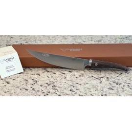 Laguiole en Aubrac Cuisine Gourmet Stainless Fully Forged Steel Made In France Cook's Chef 's Knife, 8-in / 20.3cm (Wenge Wood Handle)