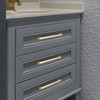 Lepatape 6-1/4 inch Brushed Gold Cabinet Pulls Brass Drawer Pulls