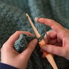 Ommi Ergonomic Handle Crochet Hooks | Handcrafted 6.7’’ Steam Beech