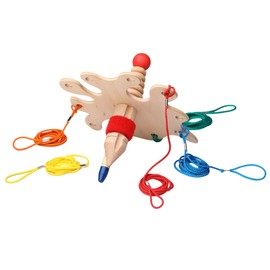 waelderspielzeug Strippenzieher - Team Game for Adults and Children - Creative Drawing Game for Indoor and Outdoor Use - The Original from Regional Production