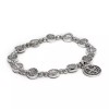 Saint St Benedict Medal Silver Rosary Bracelet Pulsera De Plateado
