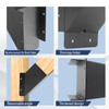 8 Pcs Pergola Brackets , 45-Degree Angle Pergola Bracket, Gazebos
