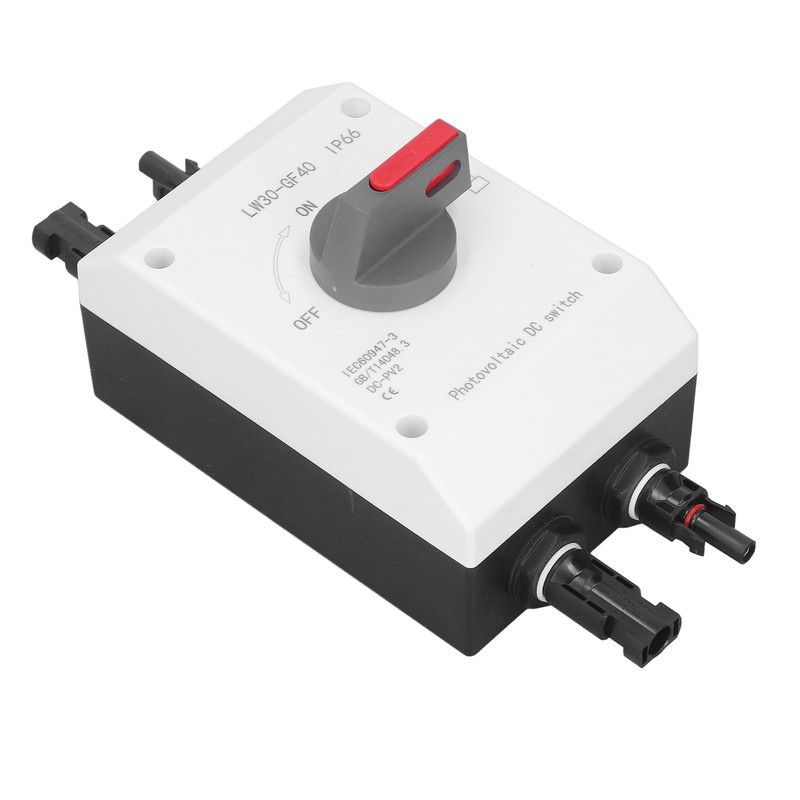 Photovoltaic DC Isolator Solar Switch IP66 Waterproof Insulated Switch for