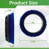 2Pack 237058 Polypropylene Scrub Orbiter Brush for ORB550MC Orbiter Floor