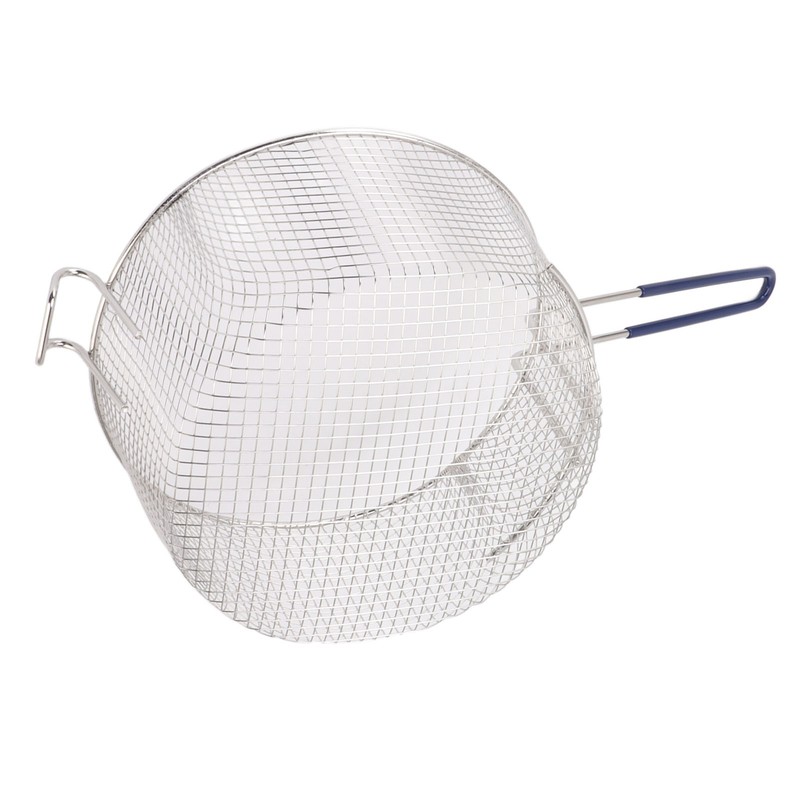 Frying Basket Stainless Steel Long Handle Reusable Rust Resistant Fry