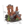 Sosoport 1pc Resin Craft Fish Tank Landscape Supply Decorative Wreckage