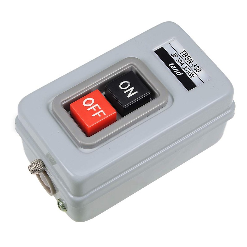 uxcell ON OFF Power Push Button Control Switch Box 30A