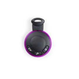 Schlüsselring, Autoschlüssel, Schlüssel, Ring, Purplelila, für MINI Schlüssel in Ufo Form: Mini ONE, Cooper, Cooper S, Countryman, Paceman, JCW / AUSSER Modelle F55 und F56 (Modelljahr 2014/15)