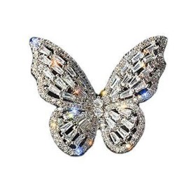 Fashion Jewelry Women's Adjustable Butterfly Ring Fashion Jewelry Silver Color 85-3