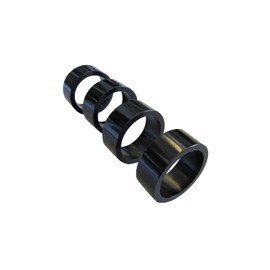 2" or 2.5" Suspension Lift Spacer Kit For Honda Foreman Rubicon 400 450 500 ATV 2 Colors Optional (2.5 Inch, Black)