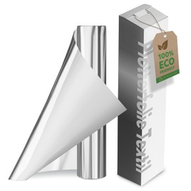 CRAFTEE - Plotter Film Textile I Plotter Vinyl Film I Flex Film Plotter Textile I Vinyl Film Plotter I Plotter Film Vinyl I Plotter Accessories - (Silver)