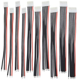 Yiqigou 10pcs 5.9inch JST-XH Connector Plug 2S-6S 2S 3S 4S 5S 6S Lipo Balance Charger Silicone Wire Balance Lead Extension Cable for RC Battery (2pcs Each)