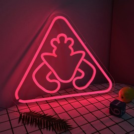 Pounchi Horror Game Neon Sign Neon Light 14.7''x 12.5'' Gifts Cute LED Sign for Gaming Room Accessory for Teen Room Decor