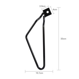 Motorcycle Saddle Bag Holder for Motorcycle Saddle Bag Holder, Motorcycle Saddle Bag Holder, Pack of 2 Motorcycle Saddle Bag Holders for XL883/1200 HD1450/1584, black