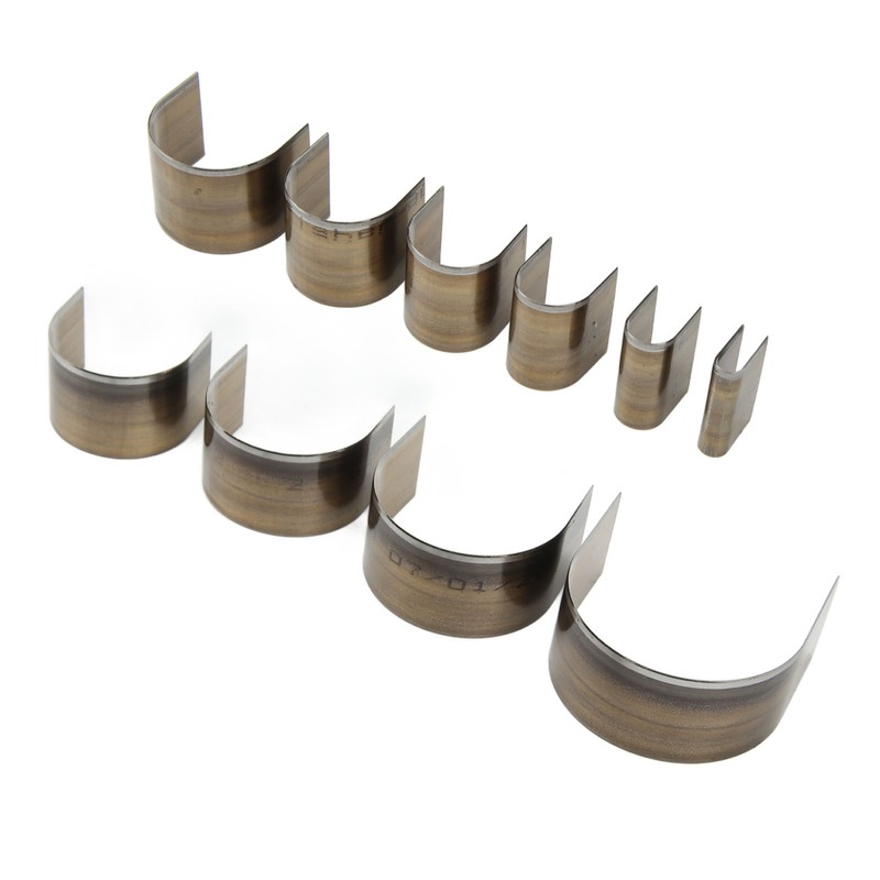 10 Pcs Leather Cutting Mold Hand Made DIY Semi Circular