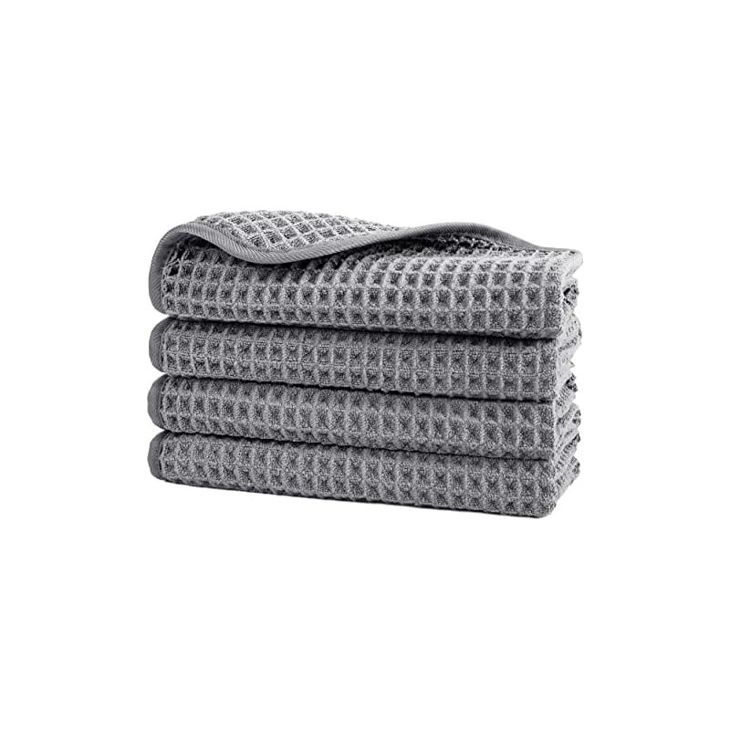 POLYTE Toalla facial de microfibra sin pelusas, 33.02 x 33.02