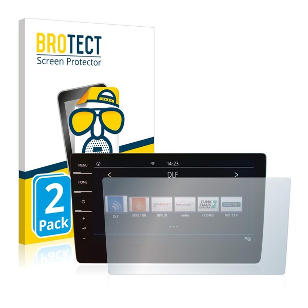 brotect Screen Protector Anti-Glare compatible with Volkswagen Tiguan Elegance TDI