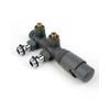 S SIENOC H-valve connection set, centre connection/radiator valves, thermostat for